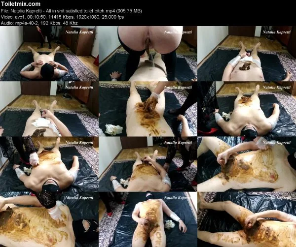 Natalia Kapretti – All in shit satisfied toilet bitch
