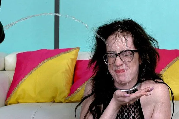 Pissed On Glasses And Fucked By Two Dicks