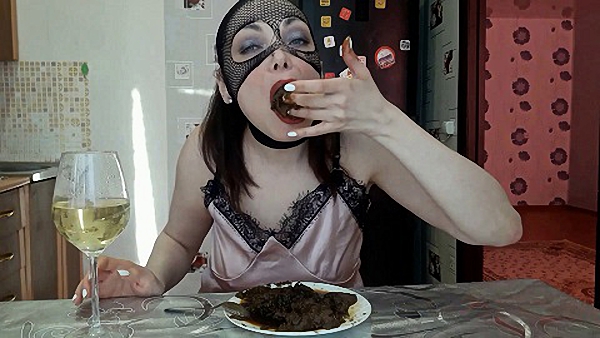 Woman Eats Scat