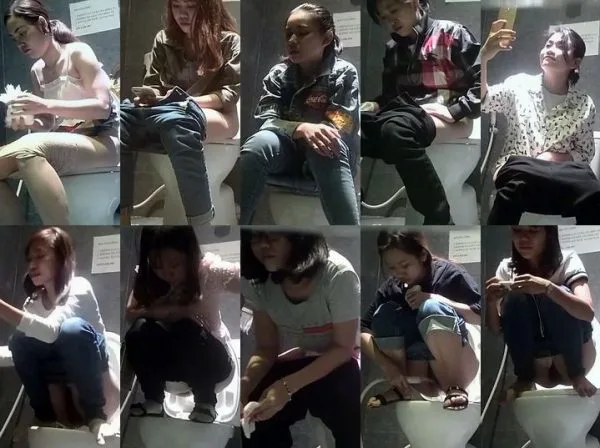 Pee Pooping Voyeur 北京・大衆レストラン／【後ろから】便所②…