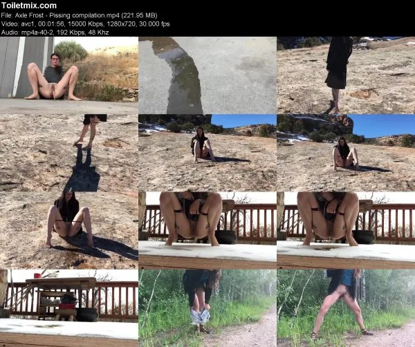 Axle Frost – Pissing compilation