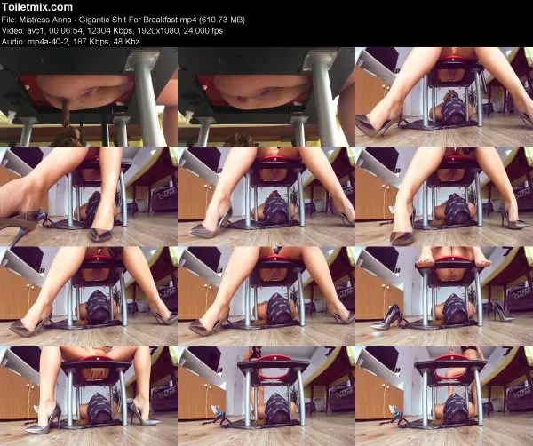 Mistress Anna – Gigantic Shit For Breakfast