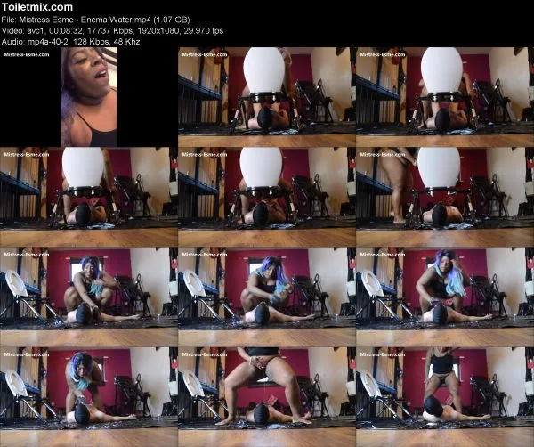 Mistress Esme – Enema Water toilet slave, FullHD 2020