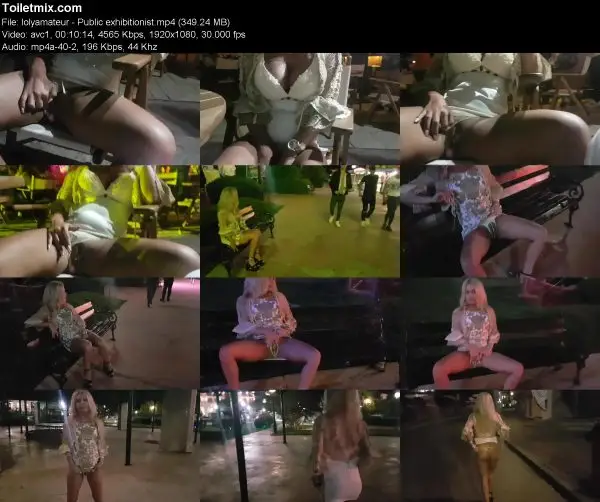 lolyamateur – Public exhibitionist