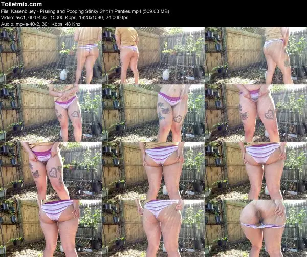 Kasenbluey – Pissing and Pooping Stinky Shit in Panties