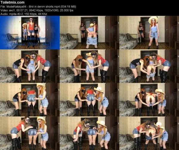 ModelNatalya94 – Shit in denim shorts