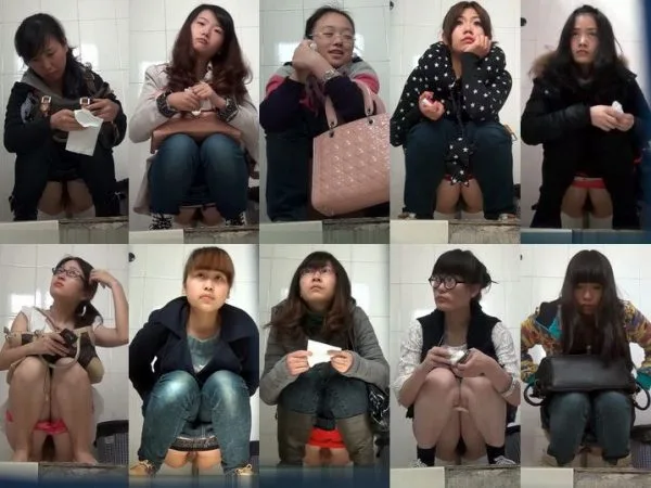 激カワJD＆美人ギャルのスケベなおしっこ姿 Toilet Action
