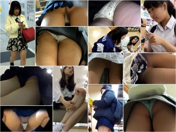 Gcolle Upskirt Hidden パンチラ逆さ撮り2 通勤中のOL 食