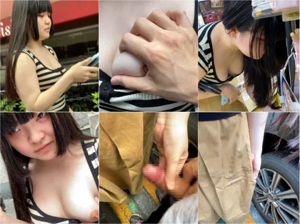 [4K]エッチな交渉】巨乳女子にお金渡してお