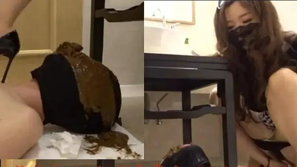 Asian Goddess and her human toilet 1