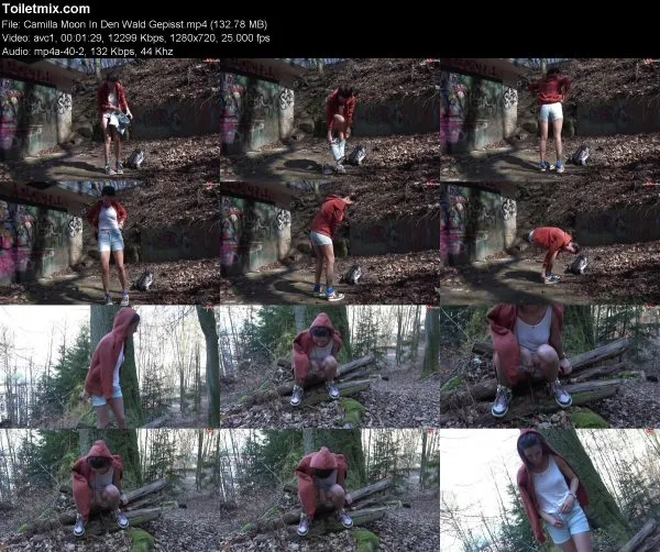 Camilla Moon In Den Wald Gepisst