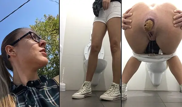 EllaGilbert – My 1st public shit converted