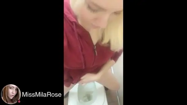 Missmilarose – Standing pee aim
