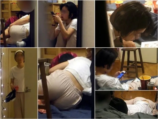 Changing Room Peeping 今日は大学のお友達が泊まりにきてくれまし…