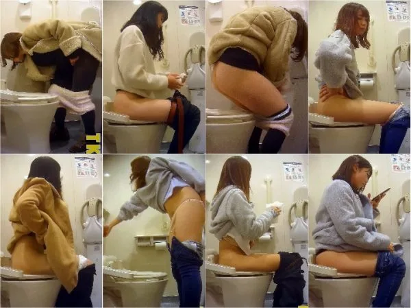 Girls on the Toilet 無　和式便所　トイレ　ＣＫ豪快な放尿シー…