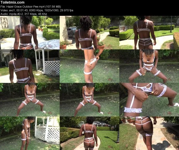 Hazel Grace Outdoor Pee