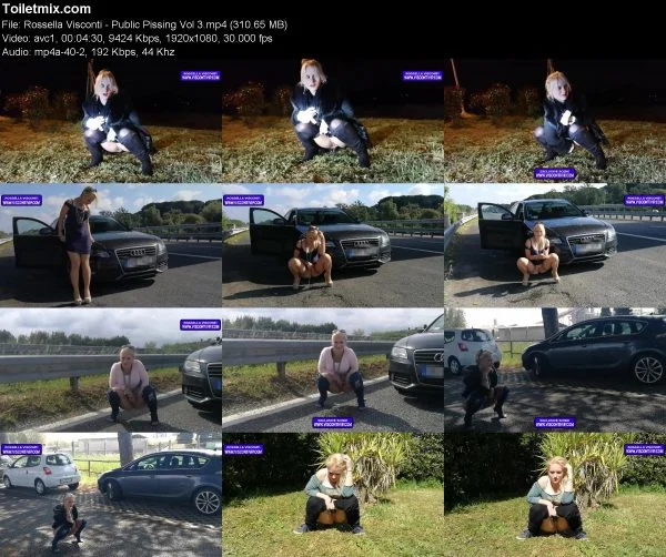 Rossella Visconti – Public Pissing Vol 3