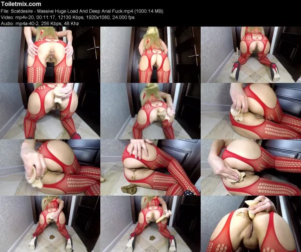 Scatdesire – Massive Huge Load And Deep Anal Fuck
