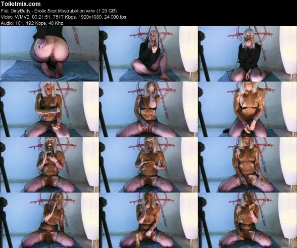DirtyBetty – Erotic Scat Mastrubation