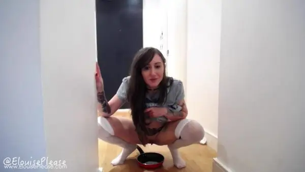 Elouise Please – School girl desperation floor pee
