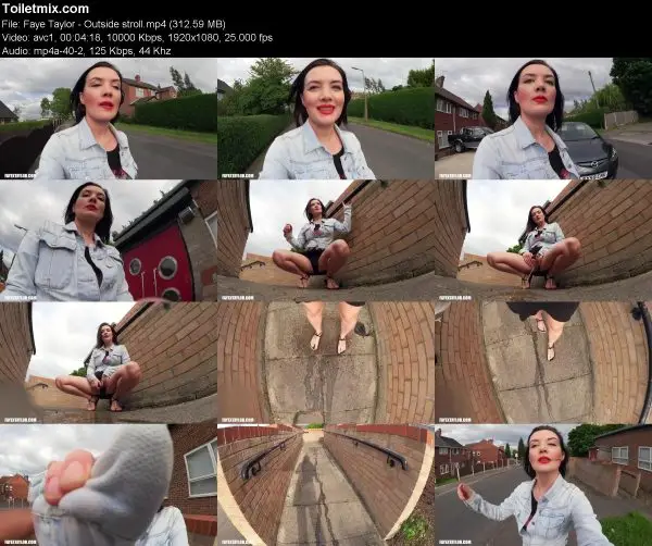 Faye Taylor – Outside stroll