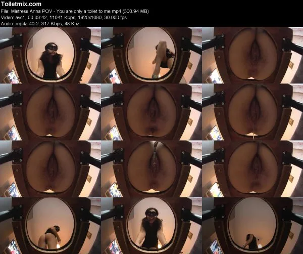 Mistress Anna POV – You are only a toilet to me