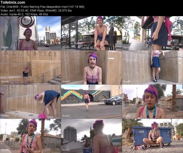 Orian666 – Public flashing Piss desperation