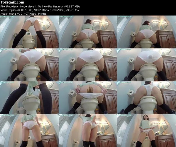 PooAlexa – Huge Mess In My New Panties