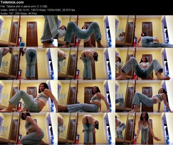 Tatiana shit in jeans women scat videos, 2020