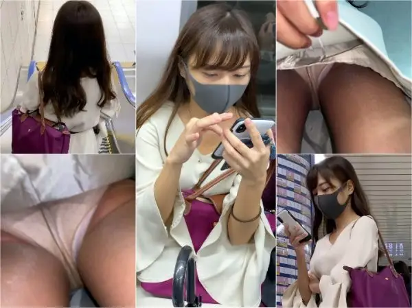 p8-3 【青チェ】めくりバレ Japanese Voyeur Upskirt