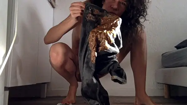 Dirty jeans poo and pee