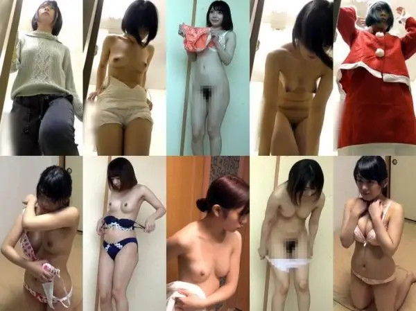Japanese Voyeur Gcolle pcolle【試着室着替え】クリスマスにサ