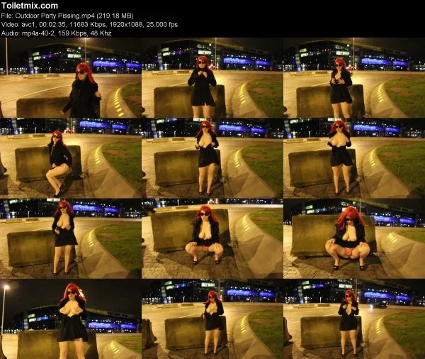 Outdoor Party Pissing