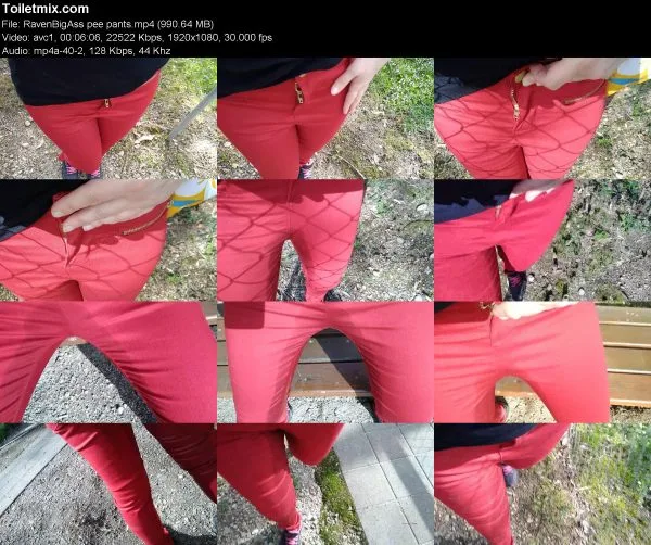 RavenBigAss pee pants