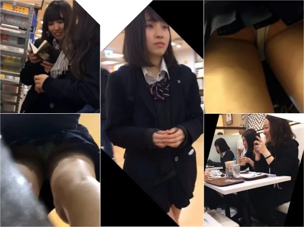 Upskirt Teens [4K]えちえちJK盗撮No.7#青チェ 原液J● 睡眠●