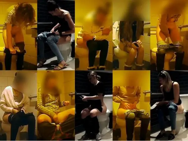 Coffee Shop Toilet Amateur Pee Voyeur
