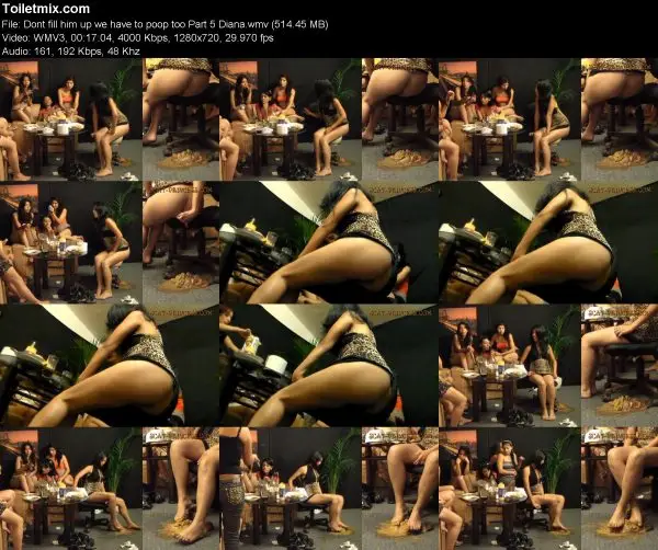 Dom-Princess – Dont fill him up we have to poop too Part 5 Diana