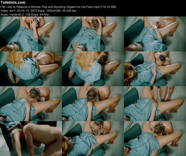 How to Pleasure a Woman Piss and Squirting Orgasm on His Face