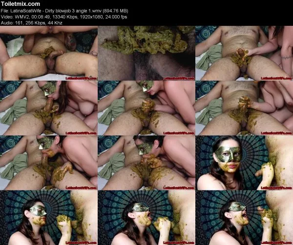 LatinaScatWife – Dirty blowjob 3 angle 1
