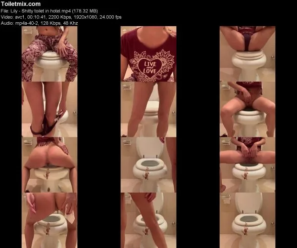 Lily – Shitty toilet in hotel