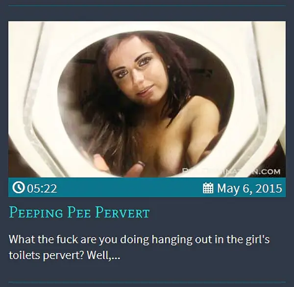 Peeping Pee Pervert – Alexis Blaze