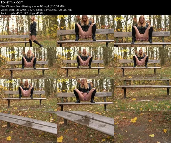 Chrissy Fox – Pissing scene 4K