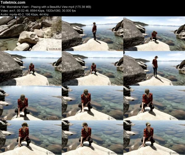 Moonstone Vixen – Pissing with a Beautiful View