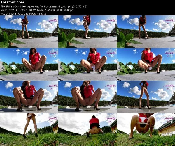 PrinssXX – I like to pee just front of camera 4 you