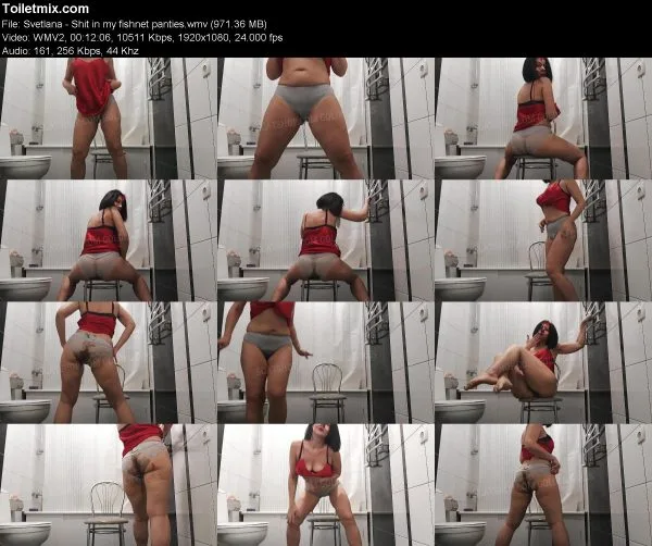 Svetlana – Shit in my fishnet panties