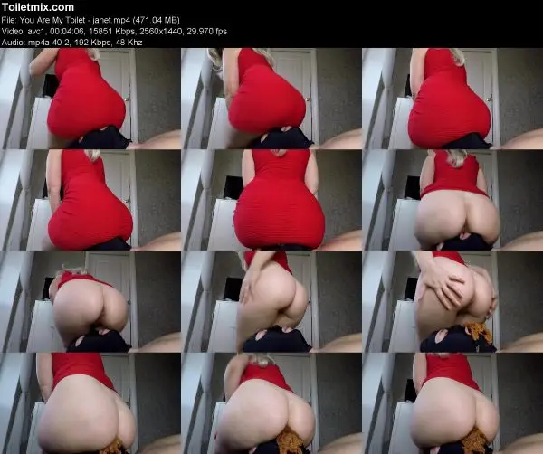 You Are My Toilet – janet toilet slave, FullHD 2020