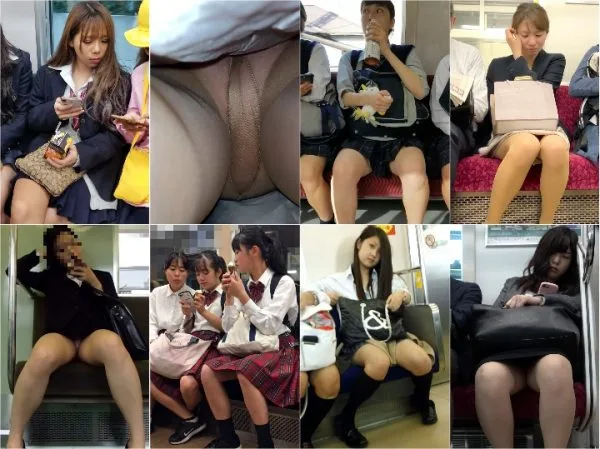Metro Upskirt [4K動画][顔出し]本気かわいいハーフJDの丸見�…