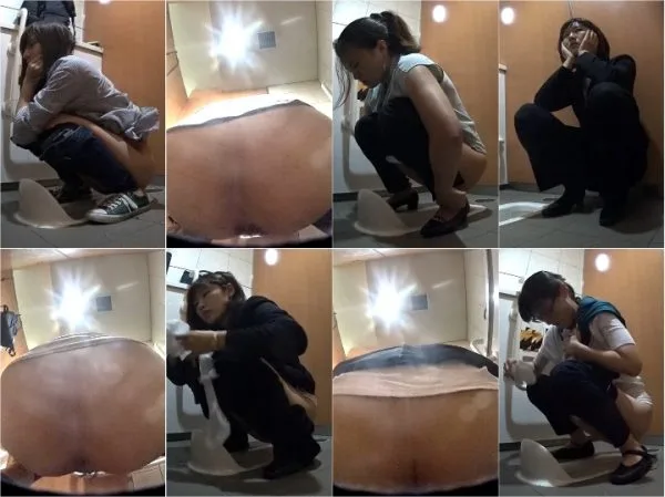 (和式斜め前アングル）　美人さんを観察24 Toilet Voyeur