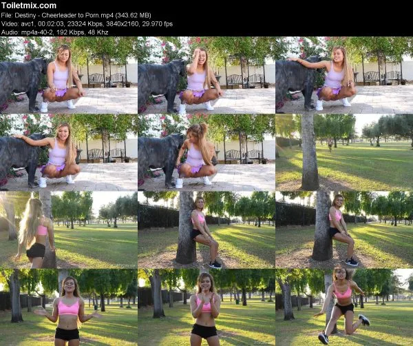 Destiny – Cheerleader to Porn