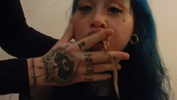 Girl deep fingers gagging and puking